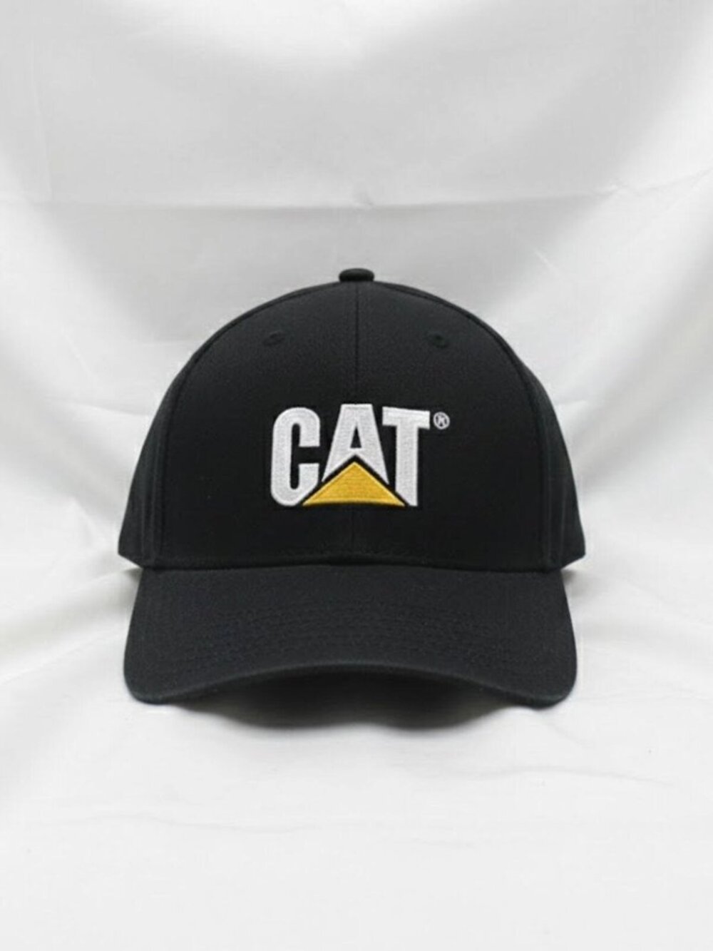 Caterpillar CAT Black Logo Baseball Hat Unisex Mens One Size
